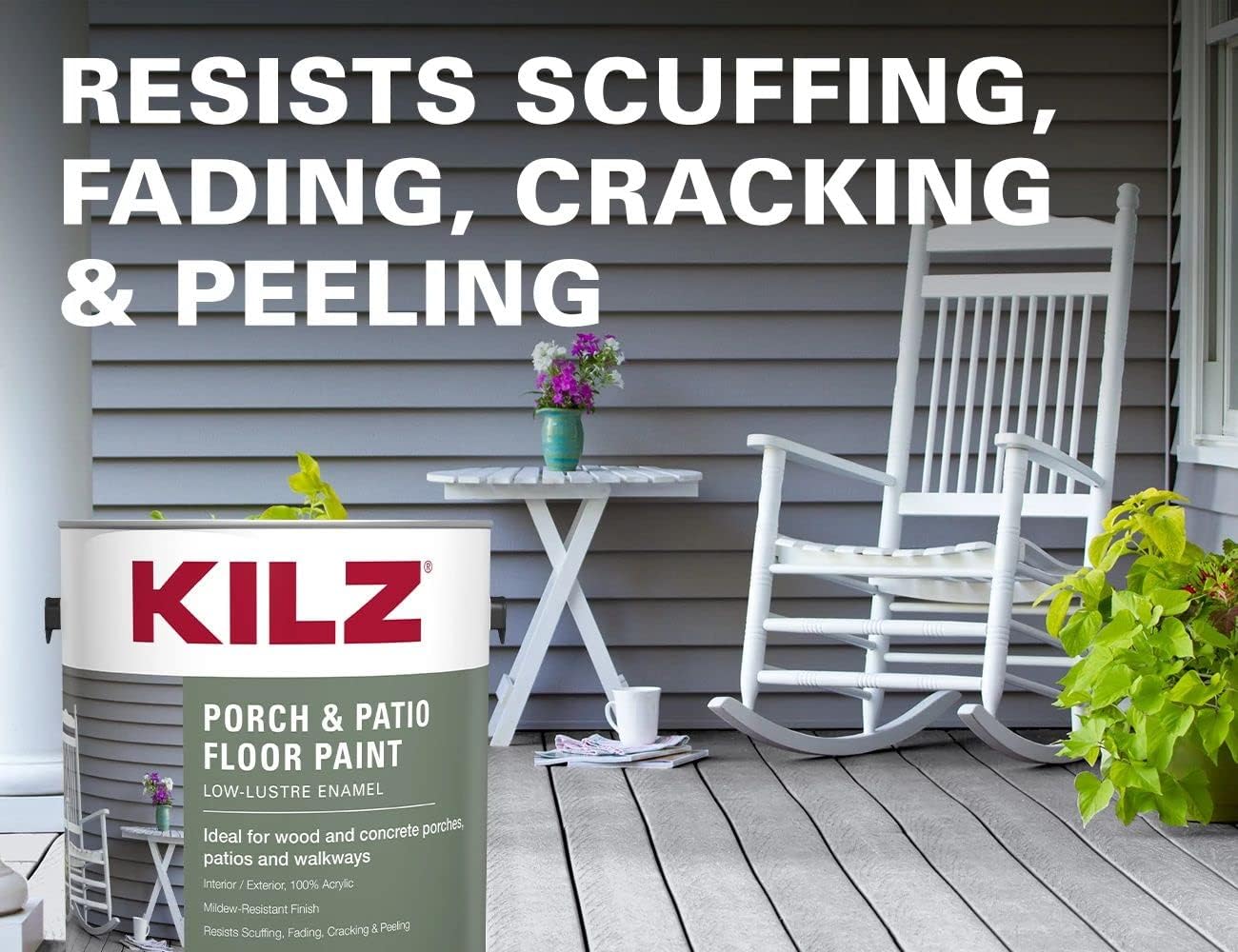 KILZ Porch & Patio Floor Paint A Review Water Happiness