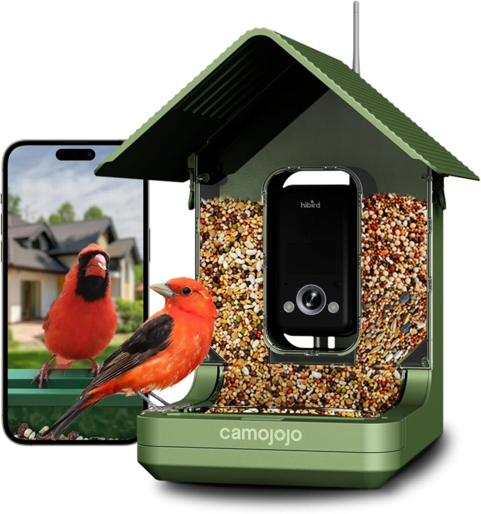 camojojo wifi bird feeder